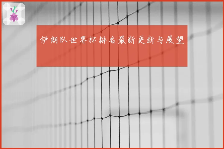 伊朗队世界杯排名最新更新与展望